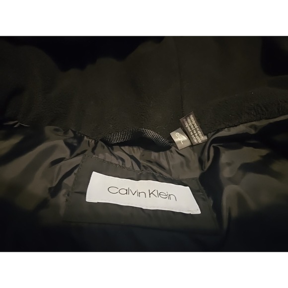 Calvin Klein Mens Winter Hooded Puffer Jacket. Size Large - Picture 6 of 7